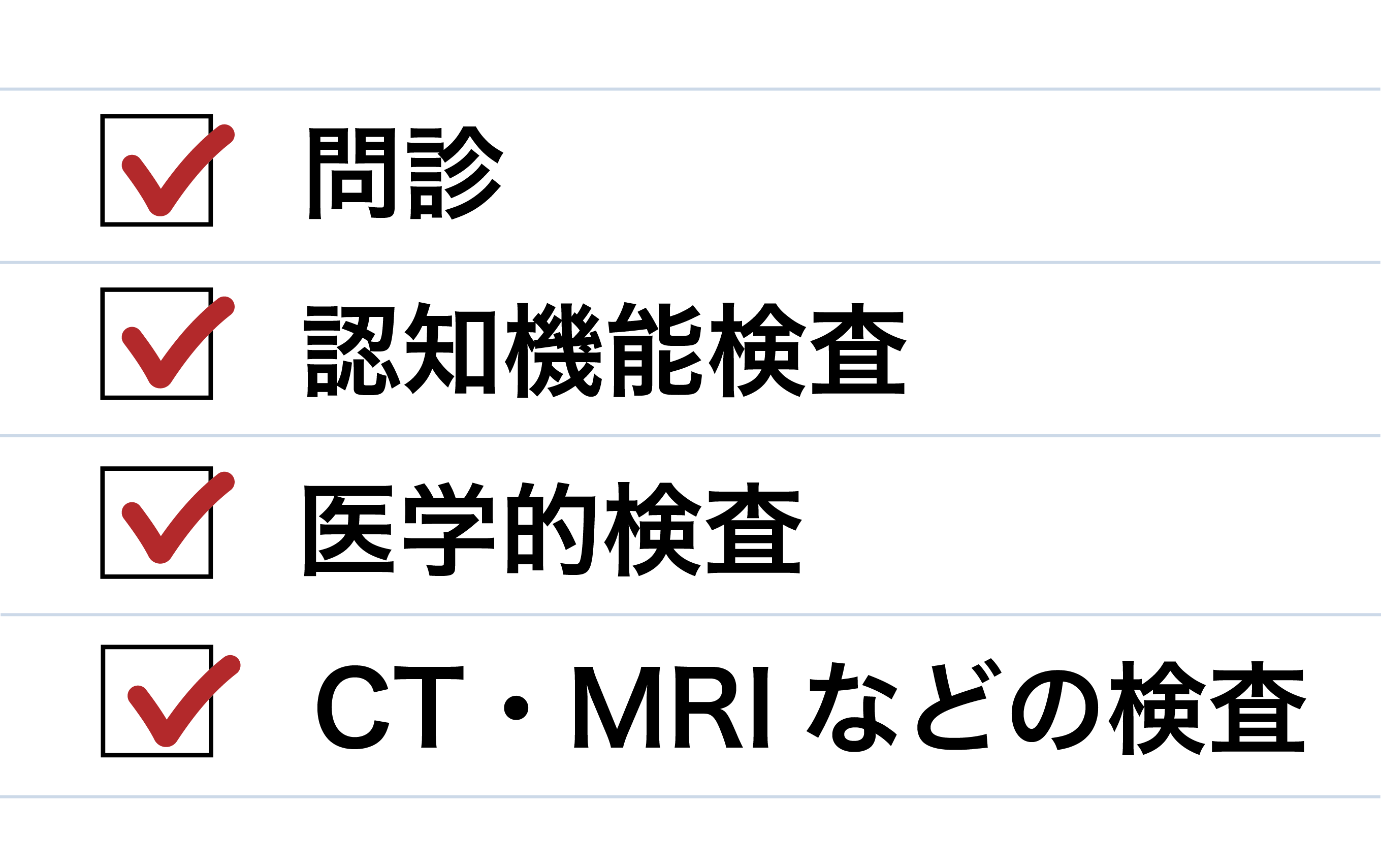 アルツハイマー病の診断方法