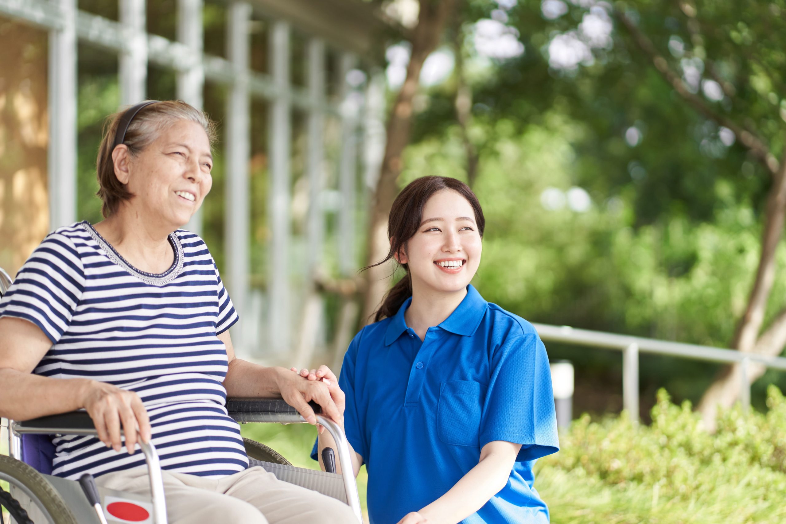 身体を制御しない認知症患者の介護