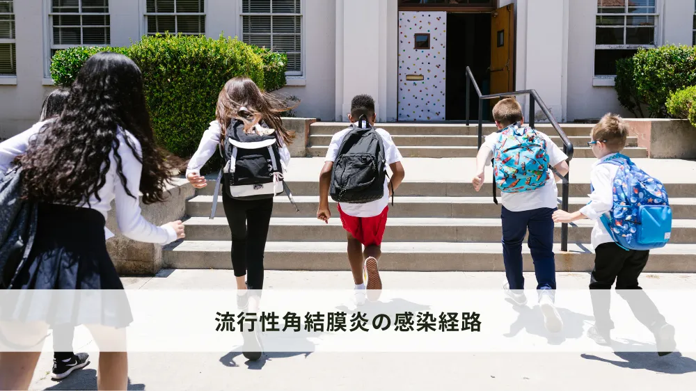 流行性角結膜炎の感染経路