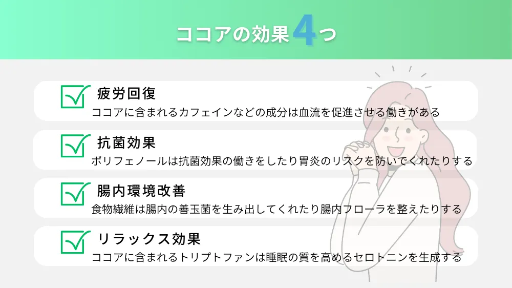 ココアの効果