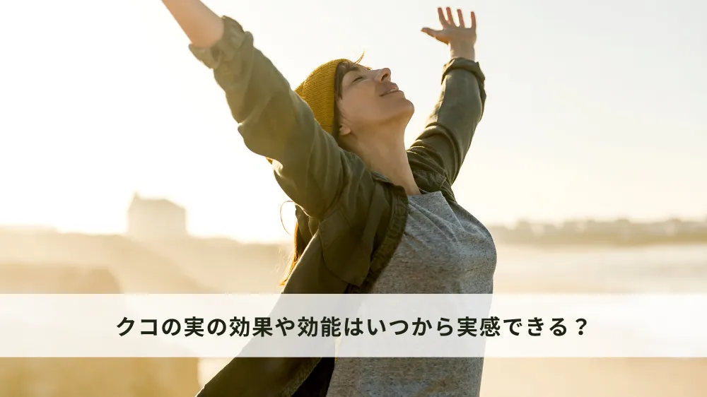 クコの実の効果や効能はいつから実感できるのか