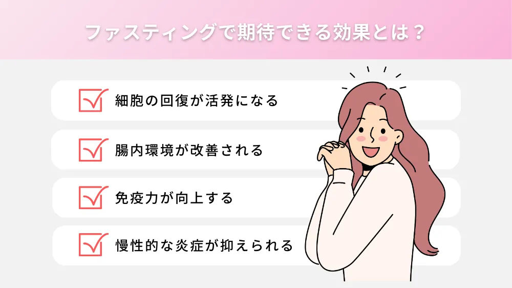 ダイエット効果以外のファスティング効果