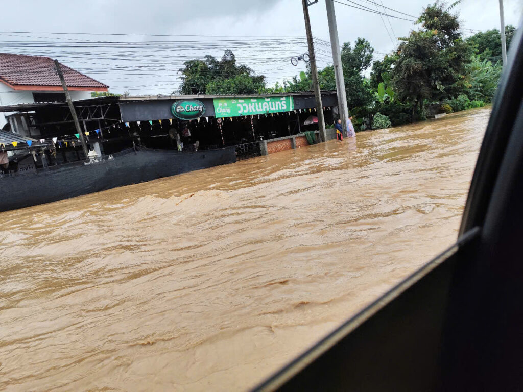 チェンライの洪水