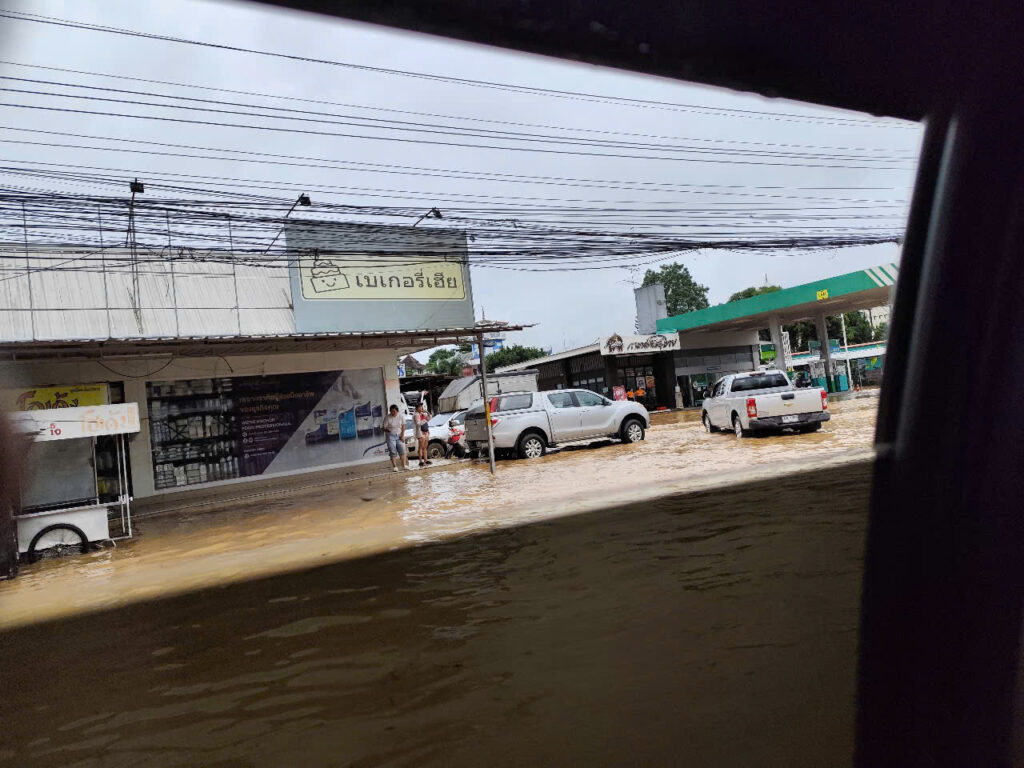 チェンライの洪水