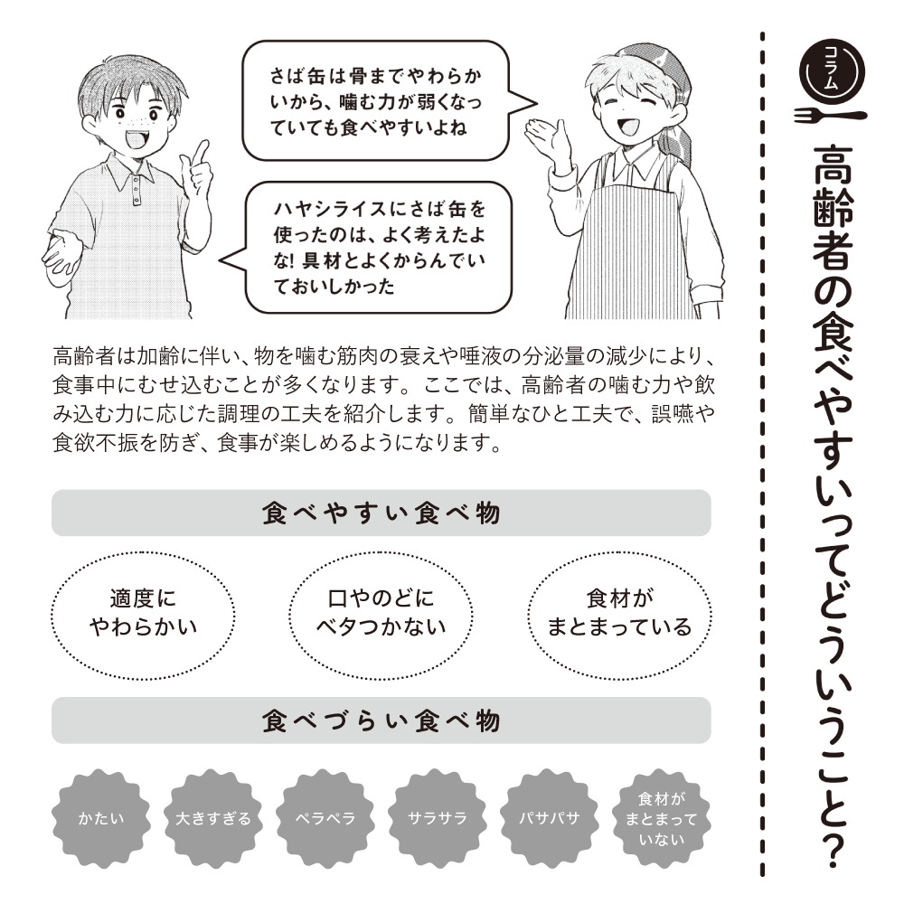 コラム:高齢者の食べやすいってどういうこと?