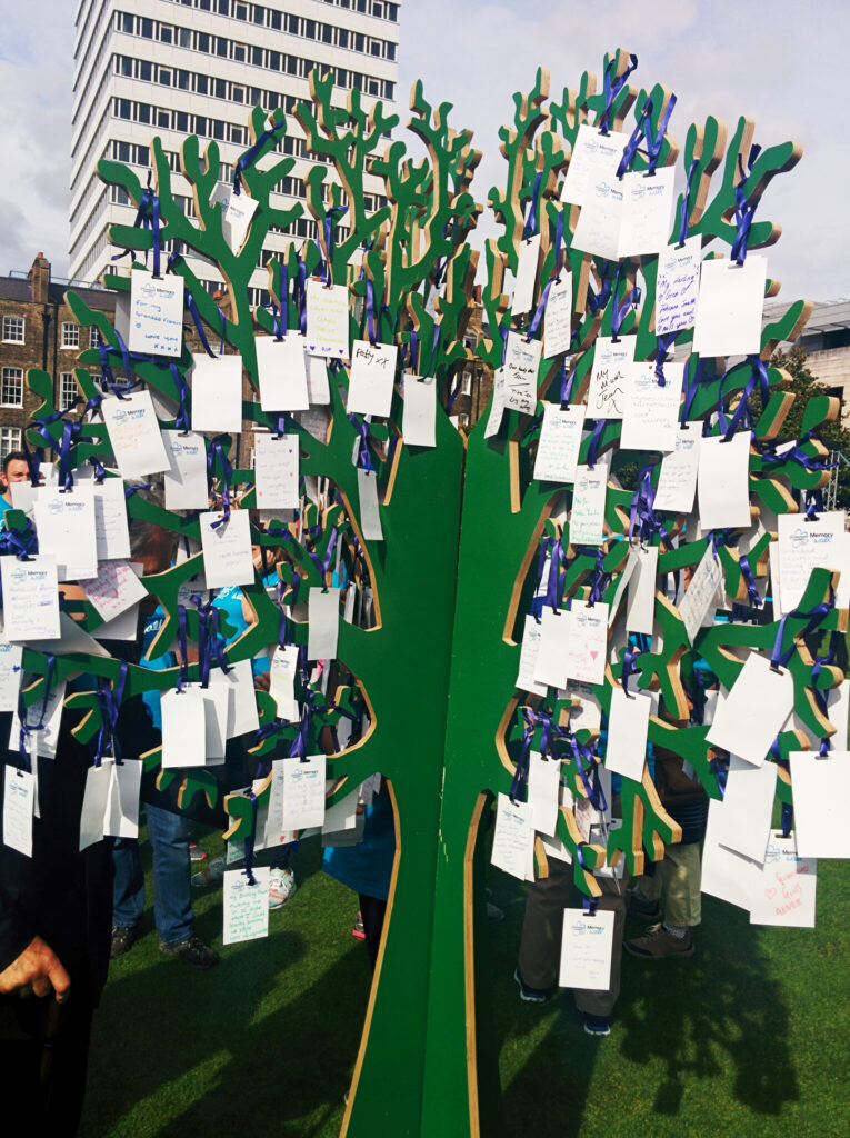 ゴール地点の「Memory Tree（記憶の木）」