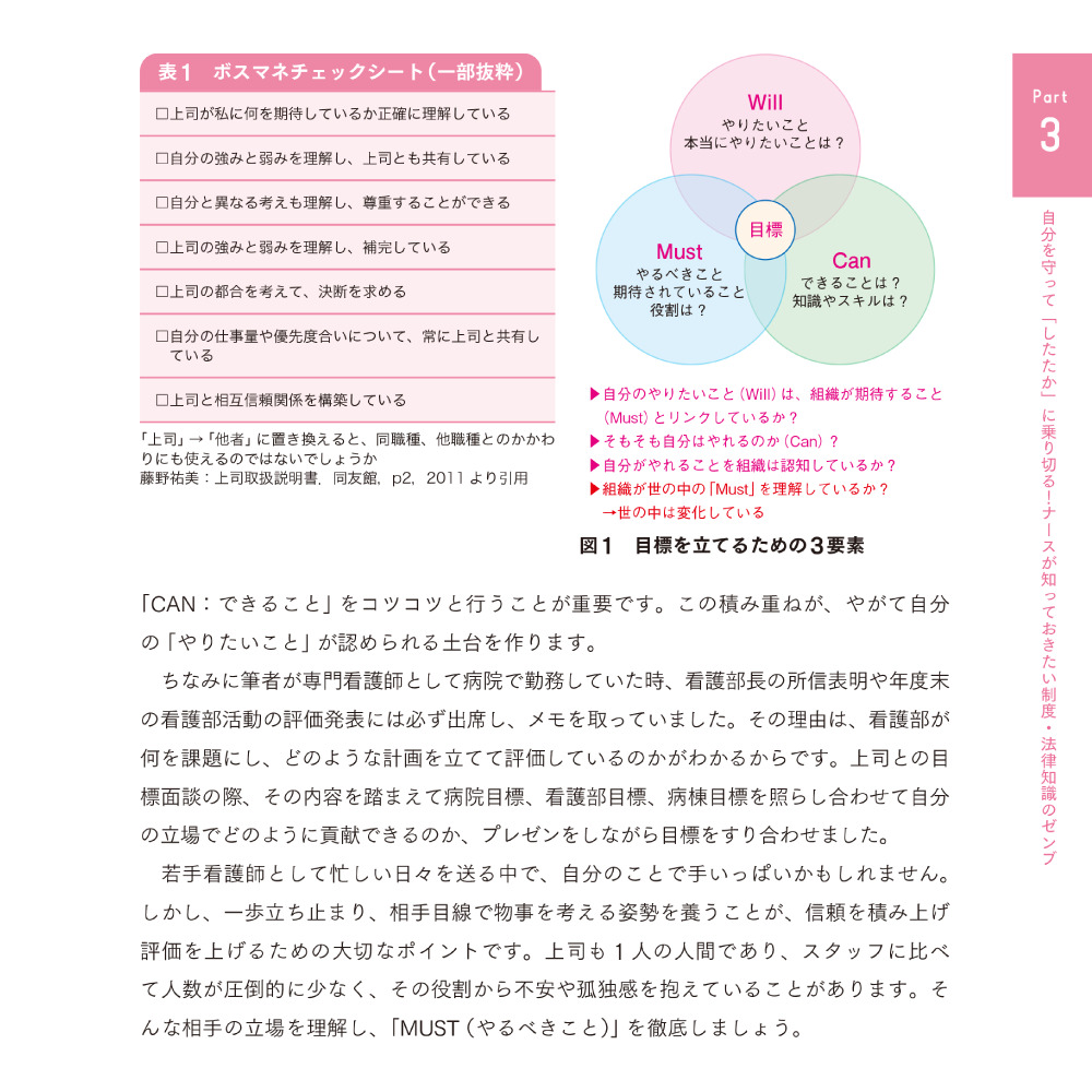できる看護師のキャリア戦略 Part3 ナースが知っておきたい制度・法律知識のゼンブ