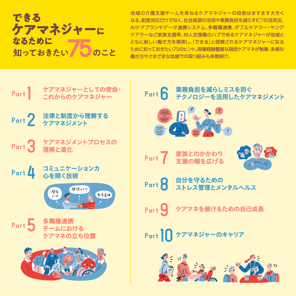 できるケアマネジャーになるために知っておきたい75のこと 目次