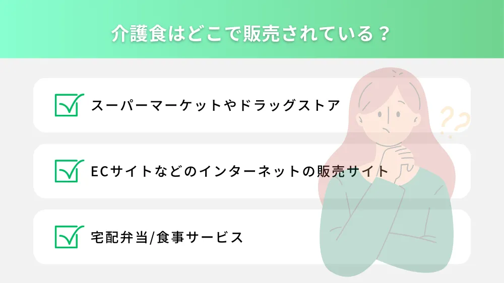 介護食が販売されている場所