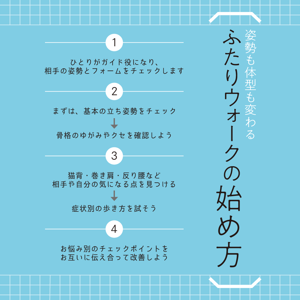 姿勢も体型も変わる ふたりウォークの始め方