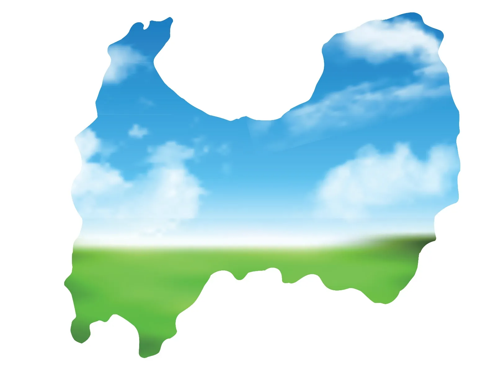 富山県地図イラスト