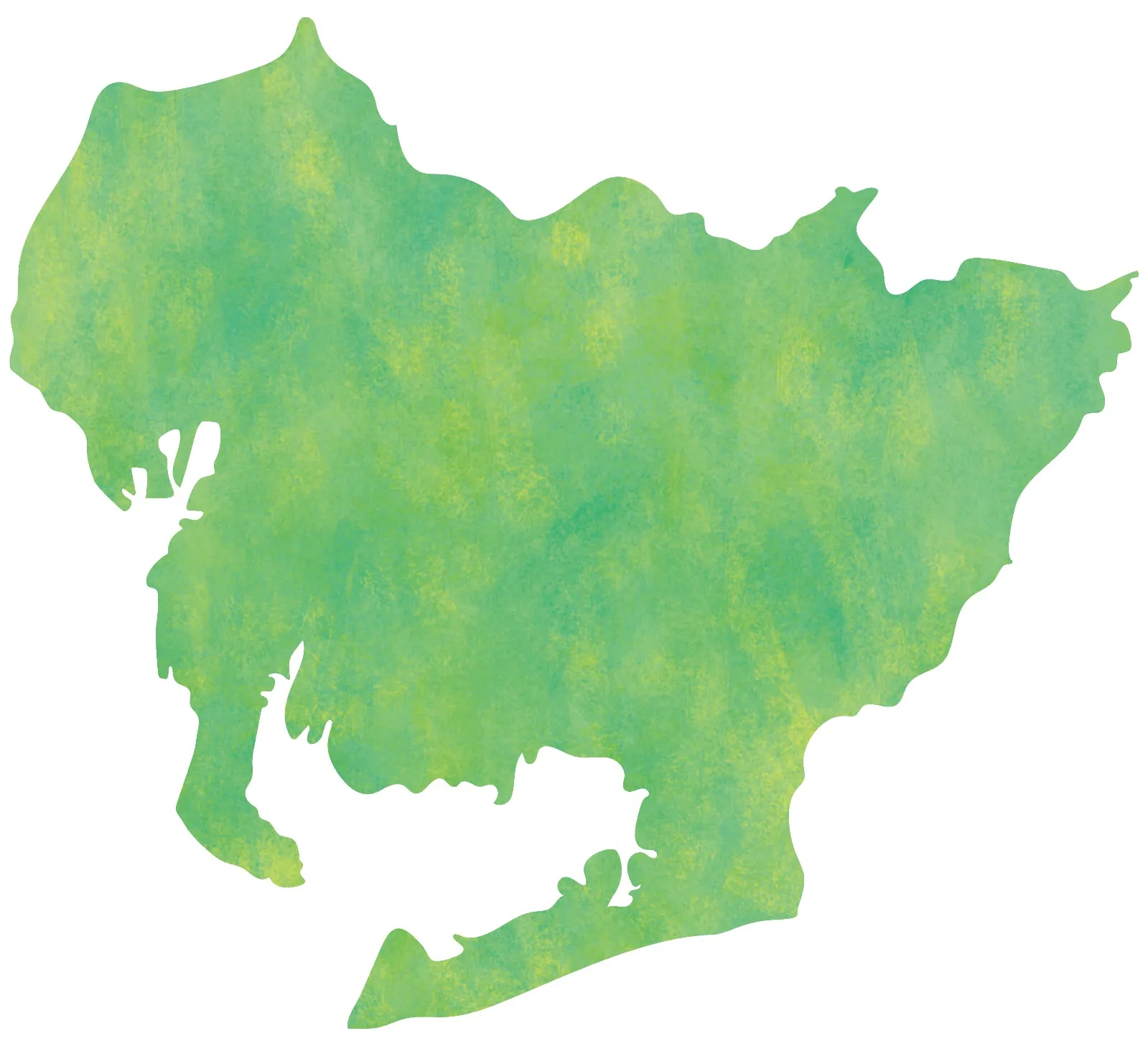 愛知県地図イラスト