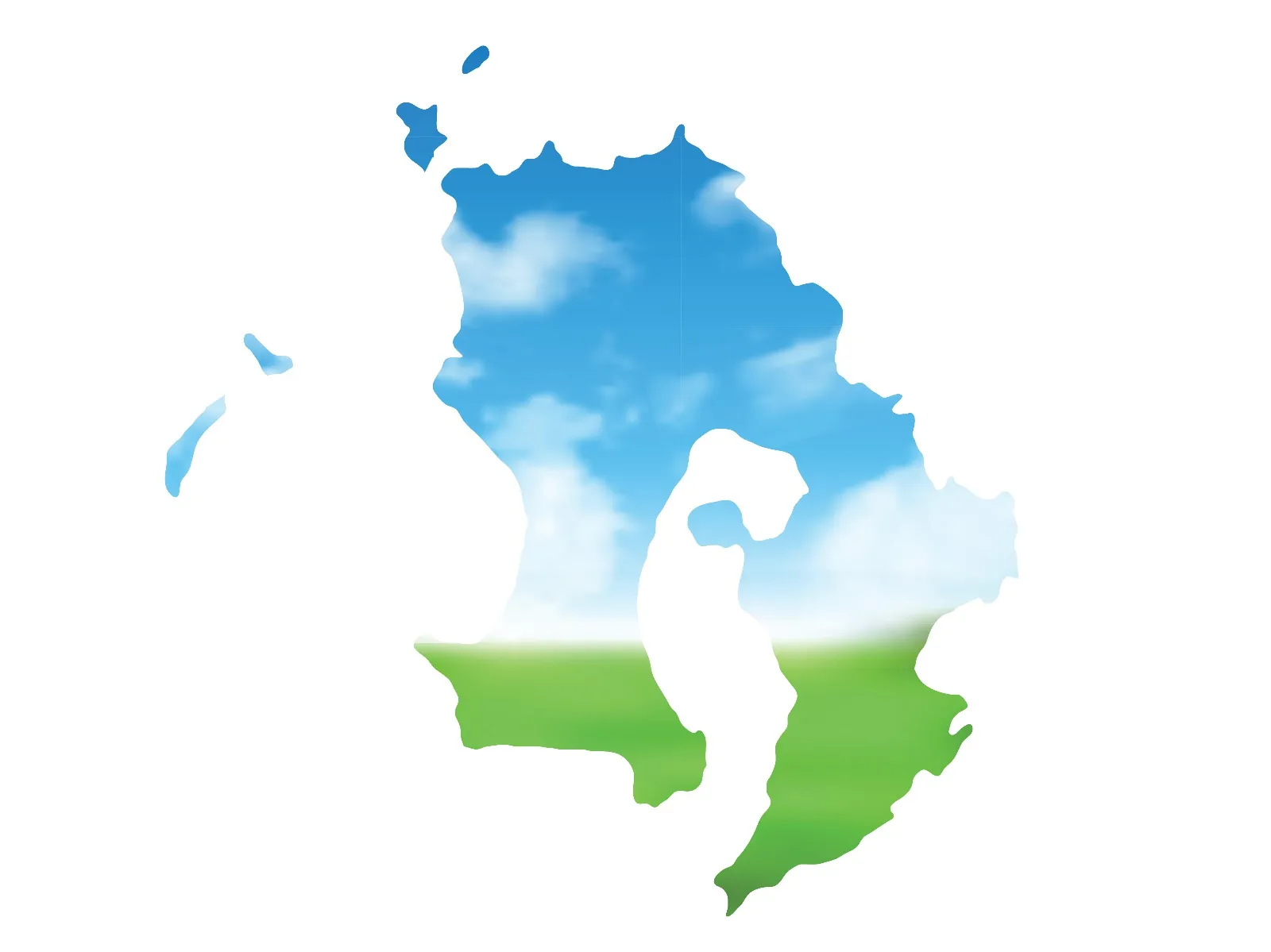 鹿児島県地図イラスト