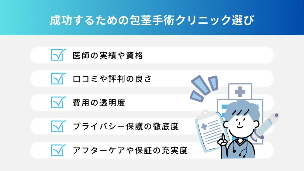 信頼できるおすすめクリニック7選