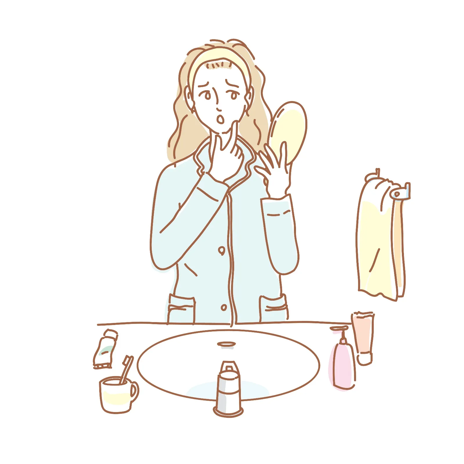 中高年の目の下のたるみ