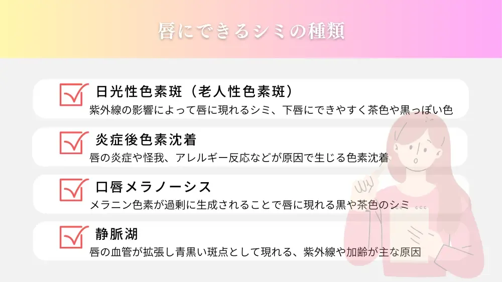 なぜ中高年は唇にシミができやすいのか