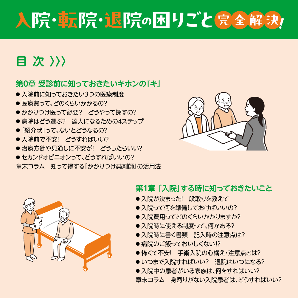 入院・転院・退院の困りごと完全解決！ 目次1