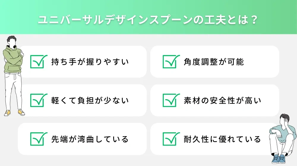 UDスプーンの様々な活用シーン