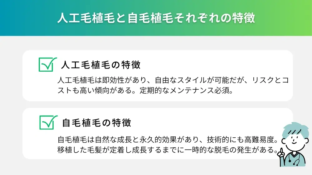 それぞれの特徴