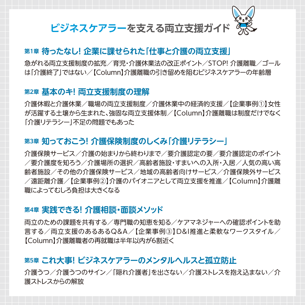 ビジネスケアラーを支える両立支援ガイド 目次