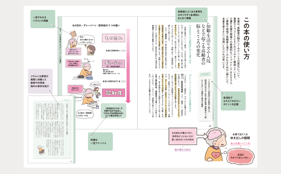 イラストでわかる 高齢者の脳とこころ図鑑