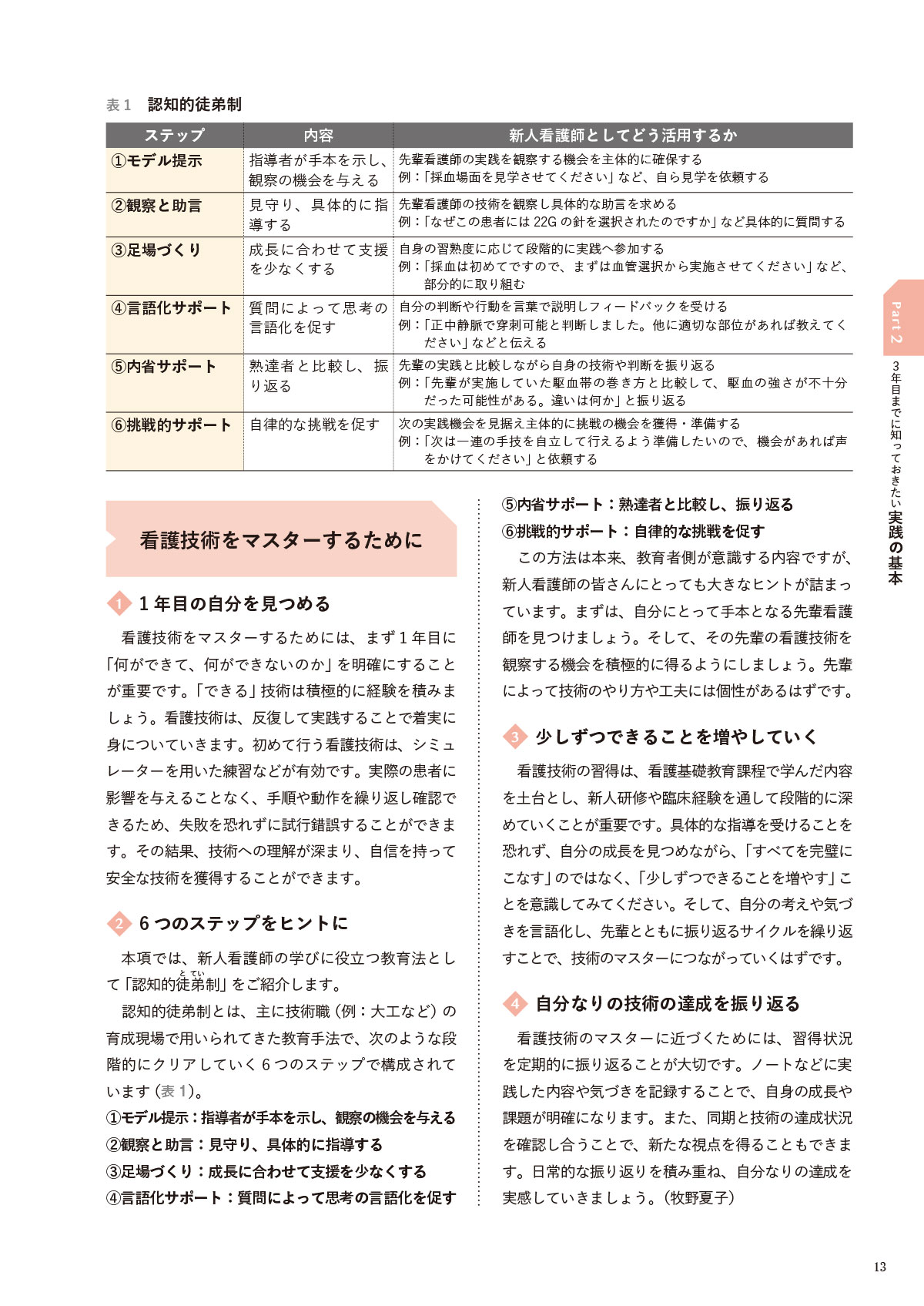 できる看護師と言われるために 3年目までに知っておきたい100のこと Part2 ラダーに沿った実践スキル