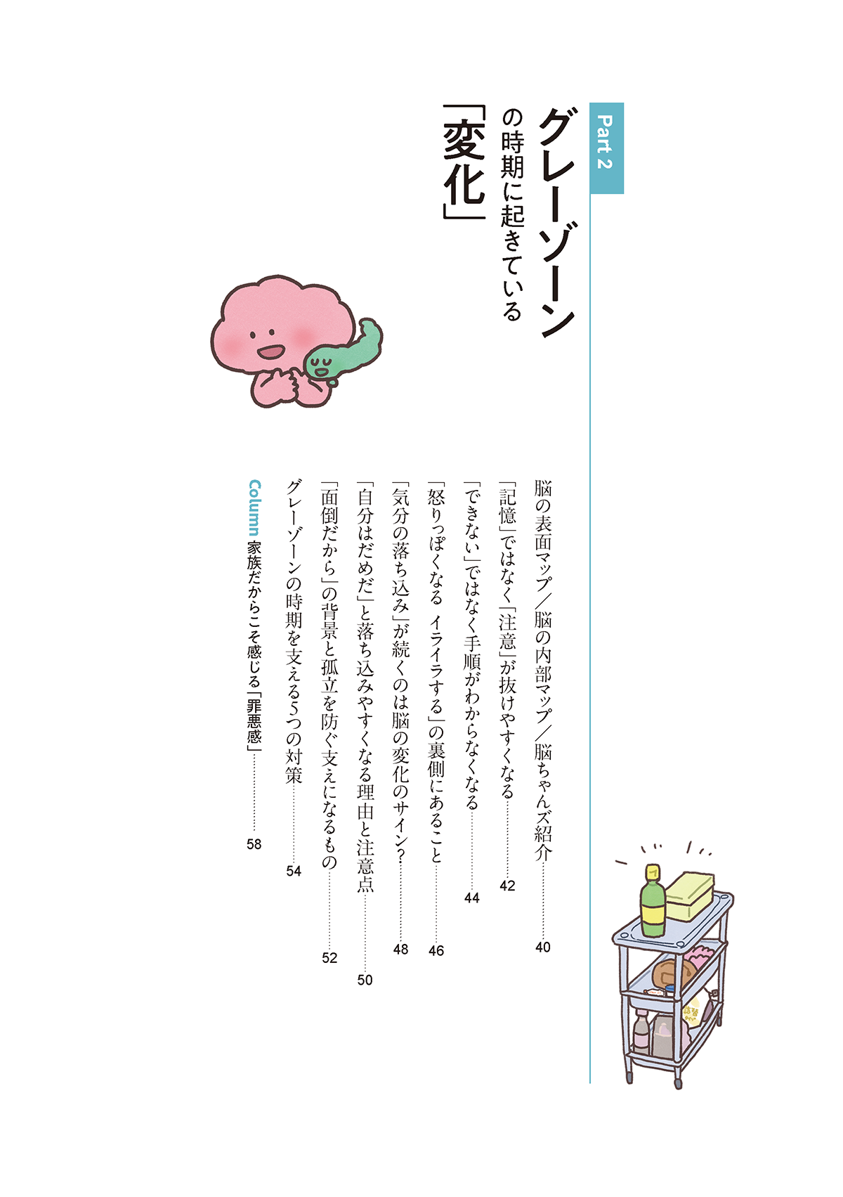 イラストでわかる 高齢者の脳とこころ図鑑 目次2