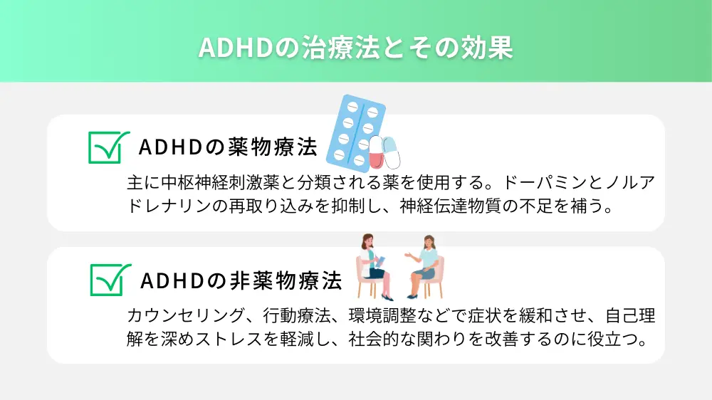 大人のADHDの治療と管理のアプローチ