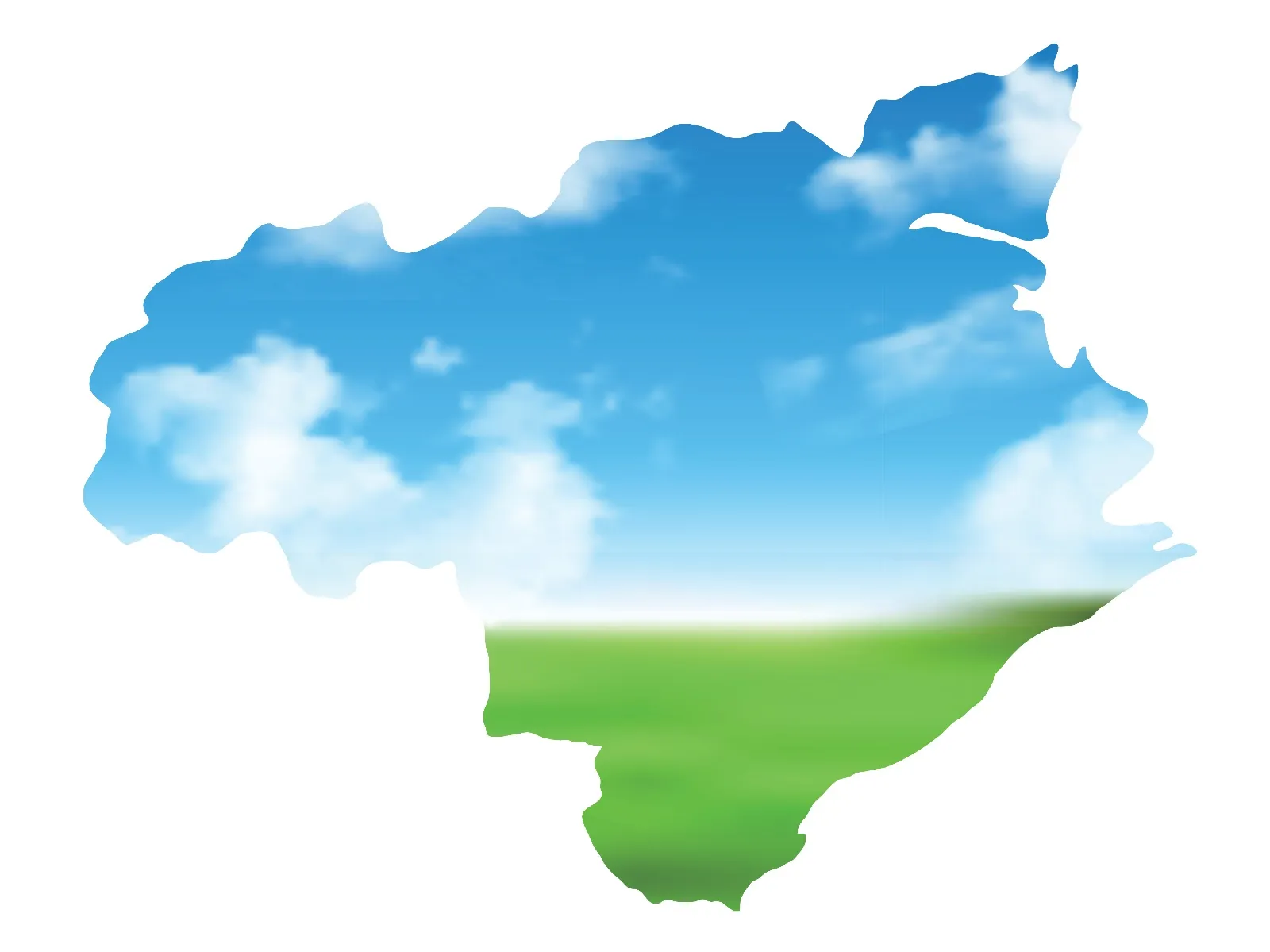 徳島県地図イラスト