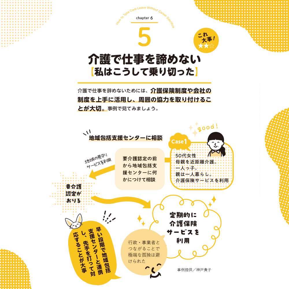 介護離職しない！ chapter6 5介護で仕事を諦めない【私はこうして乗り切った】