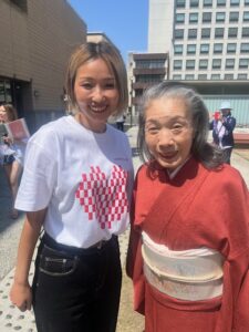 金公園でファッションショー👗