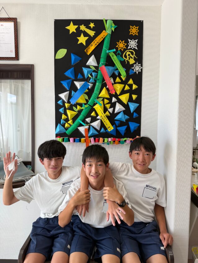 三芳中学校の生徒さんが職業体験に来てくれました！