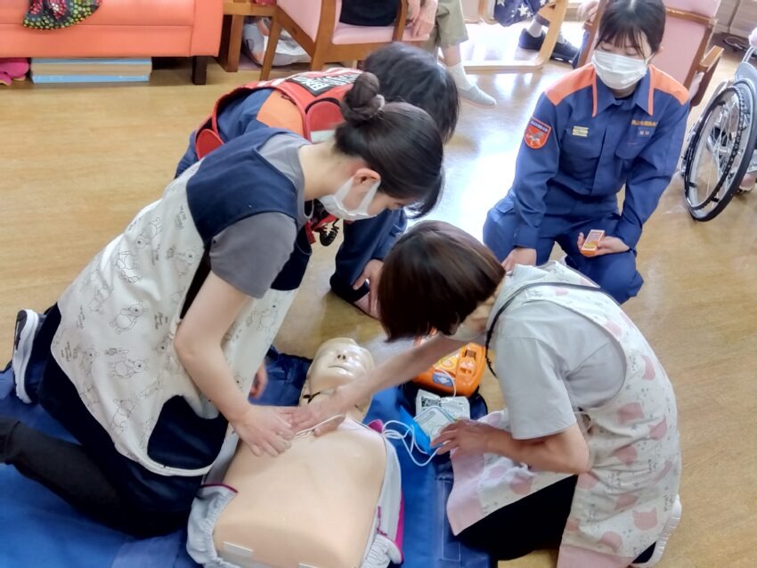 救命講習会やったどー💪