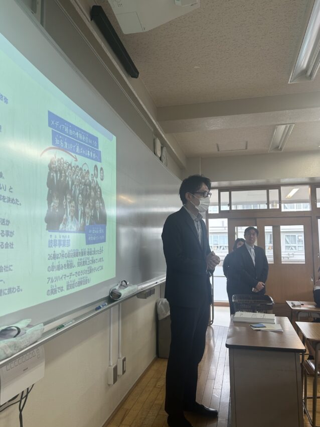 岐阜北高校の皆さんと、「介護の未来」を語ってきました